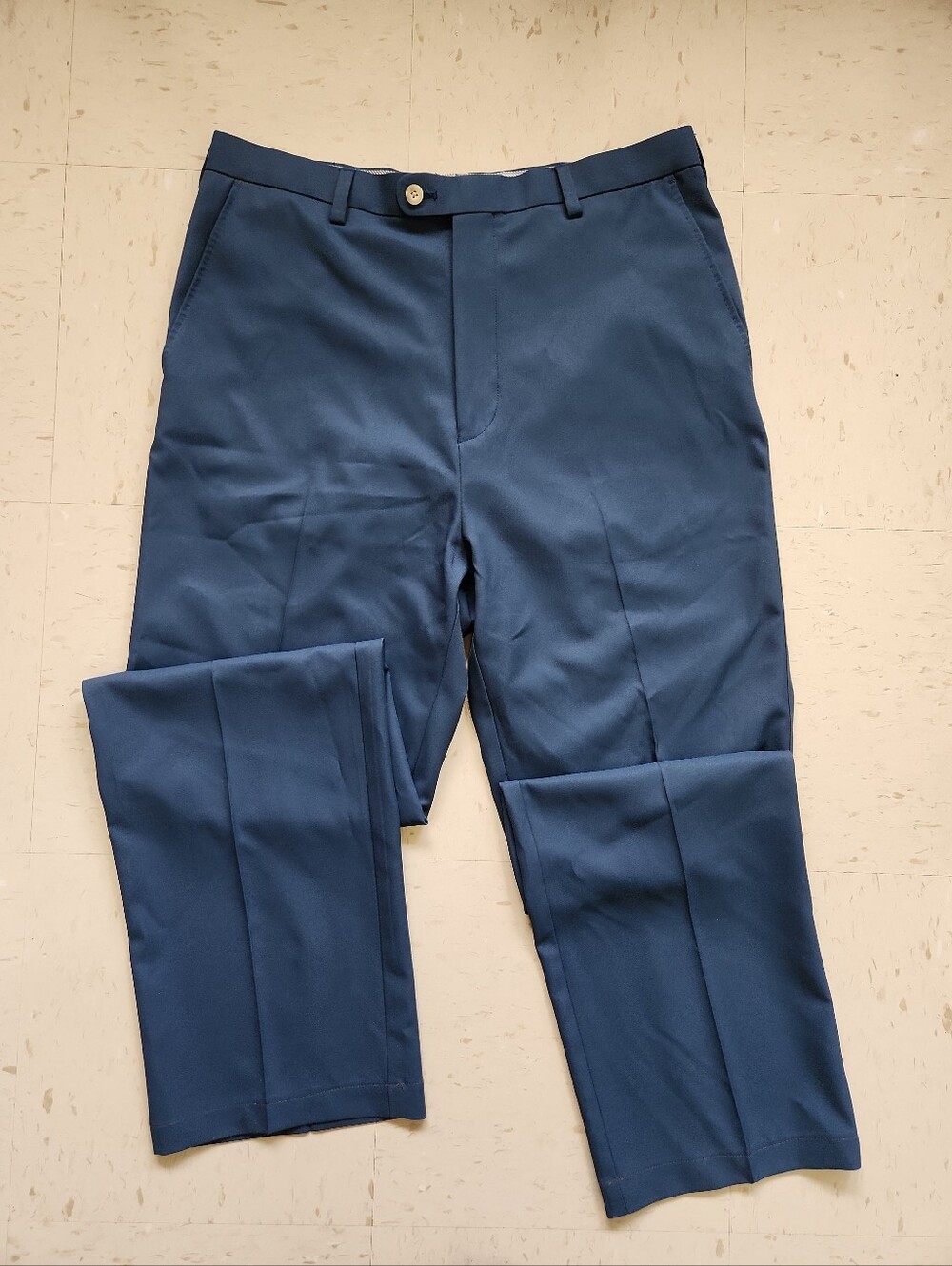 Peter Millar Crown Sport Performance Golf Pants Trousers Navy Blue Size 36 x 32